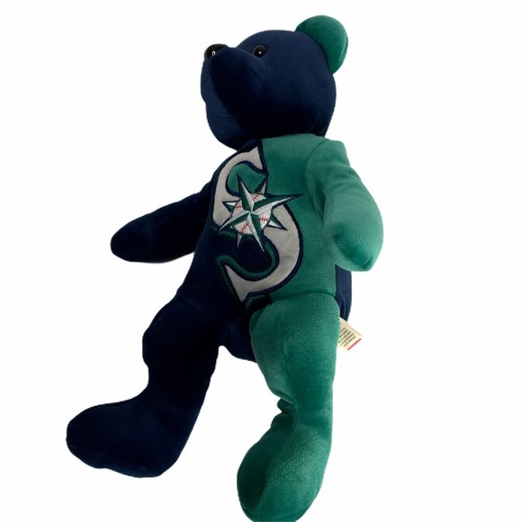 Team Beans Seattle Mariners Beanie Bear Blue Green - Picture 3 of 8